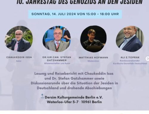 Erinnerung und Hoffnung: 10. Jahrestag des Genozids an den Jesiden 